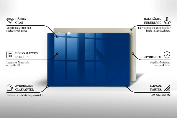 Grafkaars onderzetter Blauwe kleur