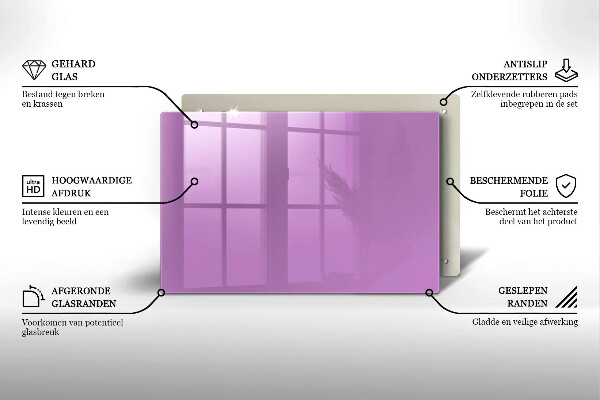 Grafkaars onderzetter Violet