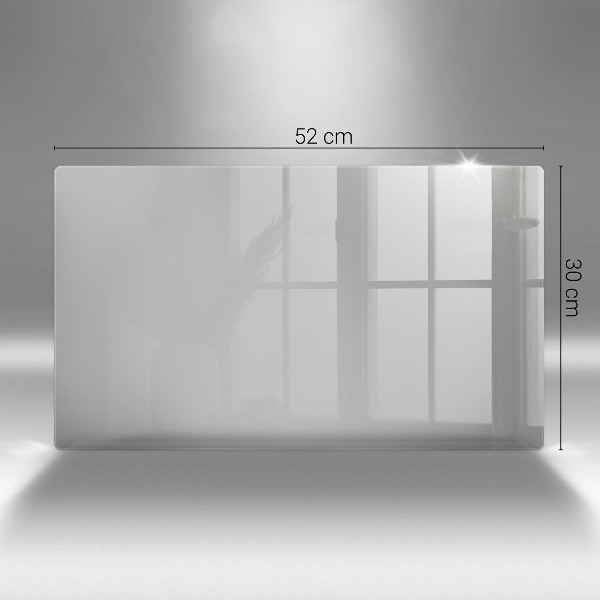 Glasplaat voor grafkaars Grijze kleur