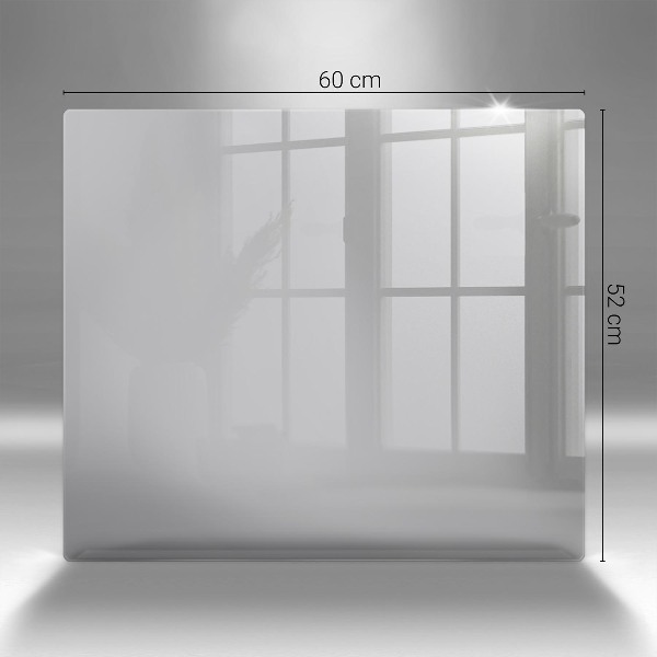 Glasplaat voor grafkaars Grijze kleur