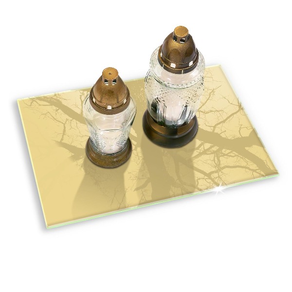 Grafkaars onderzetter Gele kleur