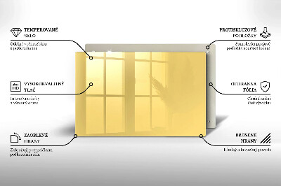 Grafkaars onderzetter Gele kleur