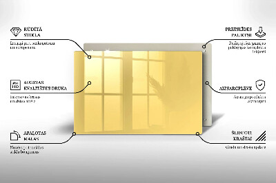 Grafkaars onderzetter Gele kleur