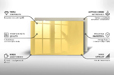 Grafkaars onderzetter Gele kleur