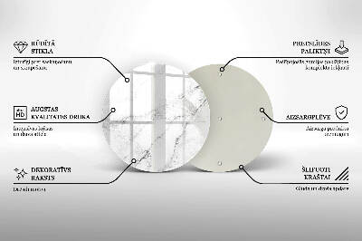 Grafkaars onderzetter Elegante marmertextuur