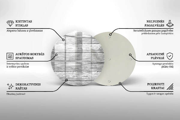 Grafkaars onderzetter Oude houten planken
