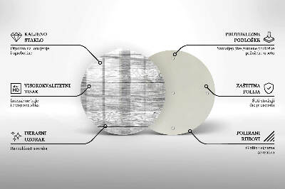 Grafkaars onderzetter Oude houten planken