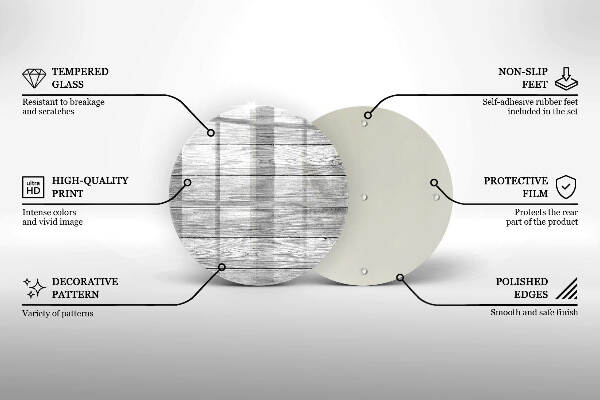 Grafkaars onderzetter Oude houten planken