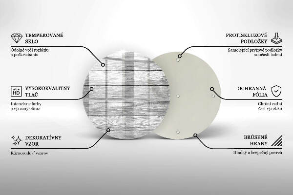 Grafkaars onderzetter Oude houten planken