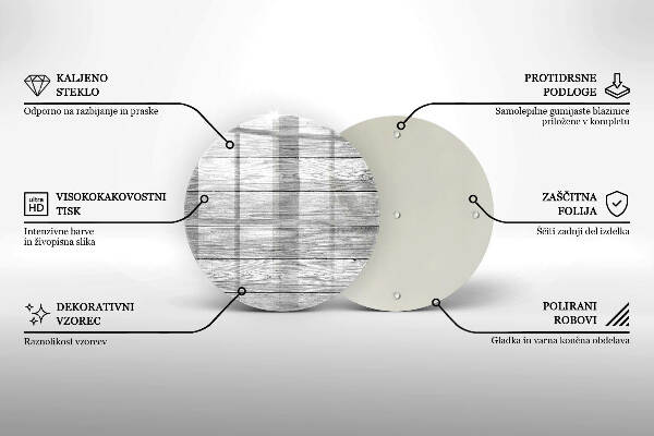 Grafkaars onderzetter Oude houten planken