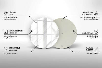 Grafkaars onderzetter Delicaat marmer