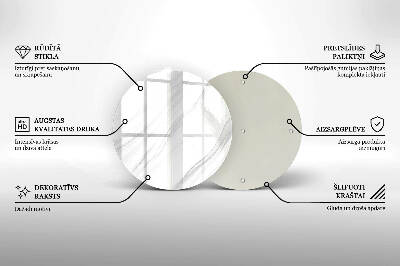 Grafkaars onderzetter Delicaat marmer