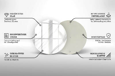 Grafkaars onderzetter Delicaat marmer