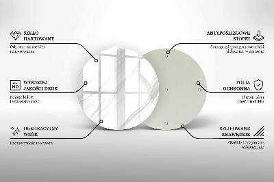 Grafkaars onderzetter Delicaat marmer