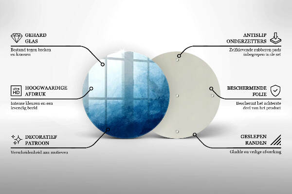 Grafkaars onderzetter Abstracte achtergrond