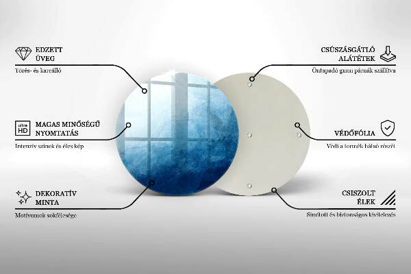 Grafkaars onderzetter Abstracte achtergrond