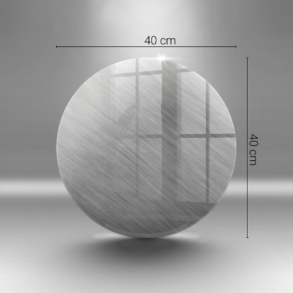 Glasplaat voor grafkaars Achtergrond met metaalstructuur