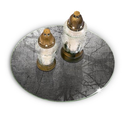 Grafkaars onderzetter Metaaltextuur