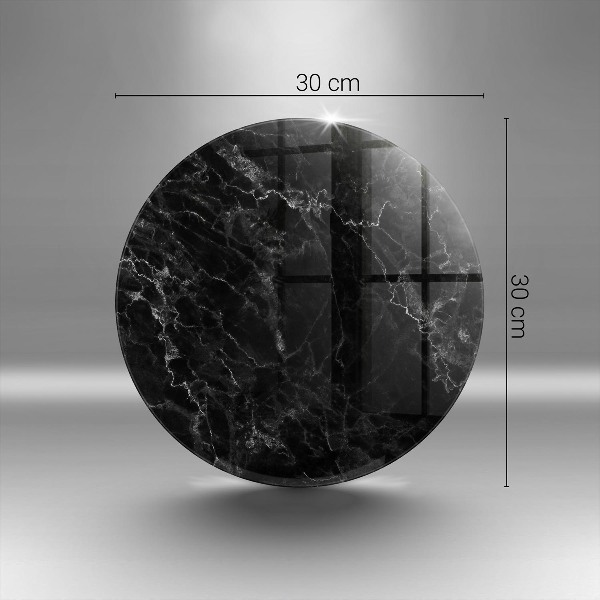 Glasplaat voor grafkaars Elegant marmer