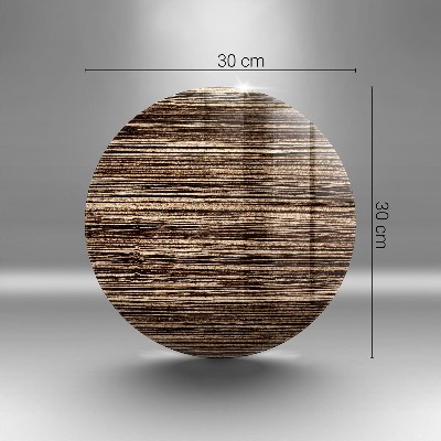 Glasplaat voor grafkaars Houtstructuur