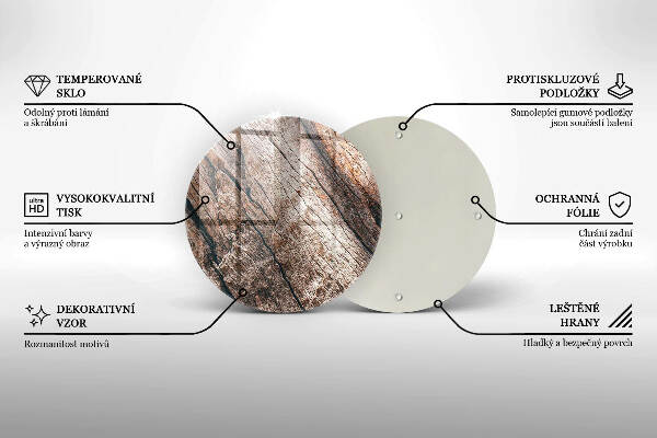 Grafkaars onderzetter Houten constructie