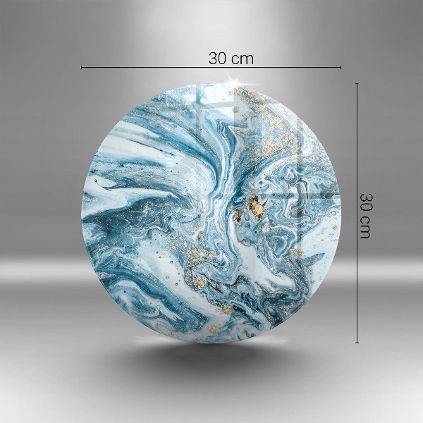 Grafkaars onderzetter Structuur met goud