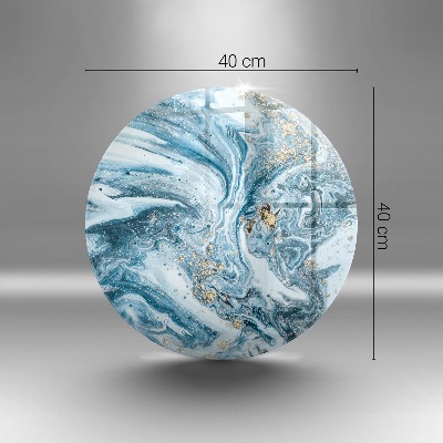 Grafkaars onderzetter Structuur met goud