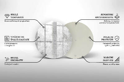 Grafkaars onderzetter Betonstructuur