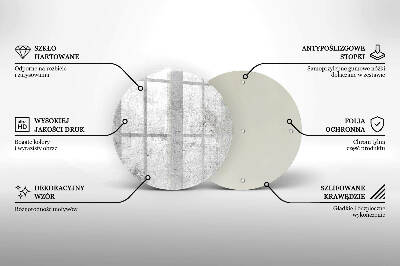 Grafkaars onderzetter Betonstructuur