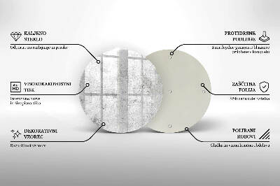 Grafkaars onderzetter Betonstructuur