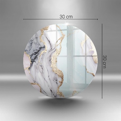 Grafkaars onderzetter Pastel marmer