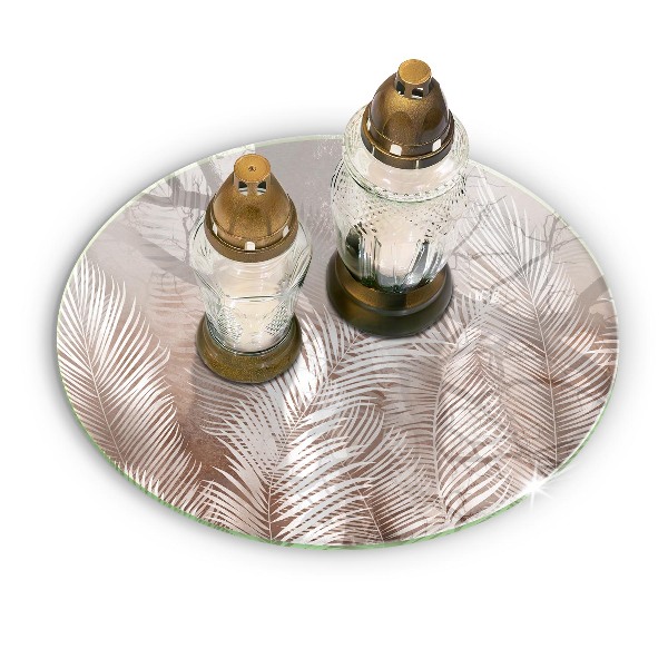 Grafkaars onderzetter Boho-bladeren en -vegetatie