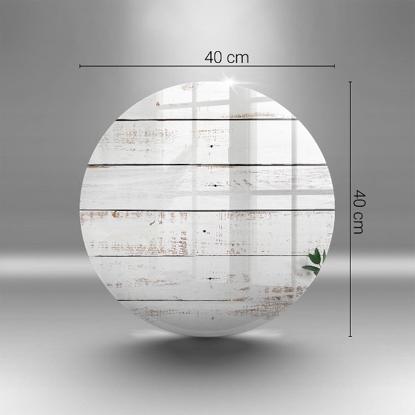 Grafkaars onderzetter Oude planken en bladeren