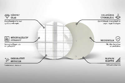 Grafkaars onderzetter Moderne lichtpanelen