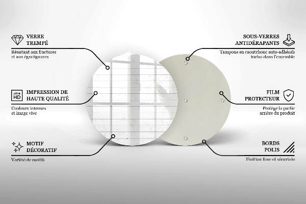 Grafkaars onderzetter Moderne lichtpanelen
