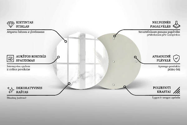 Grafkaars onderzetter Modern marmer