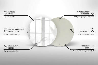 Grafkaars onderzetter Modern marmer