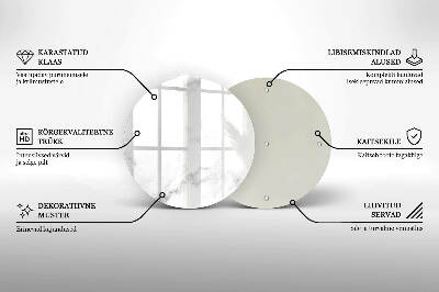 Grafkaars onderzetter Modern marmer