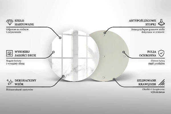 Grafkaars onderzetter Modern marmer