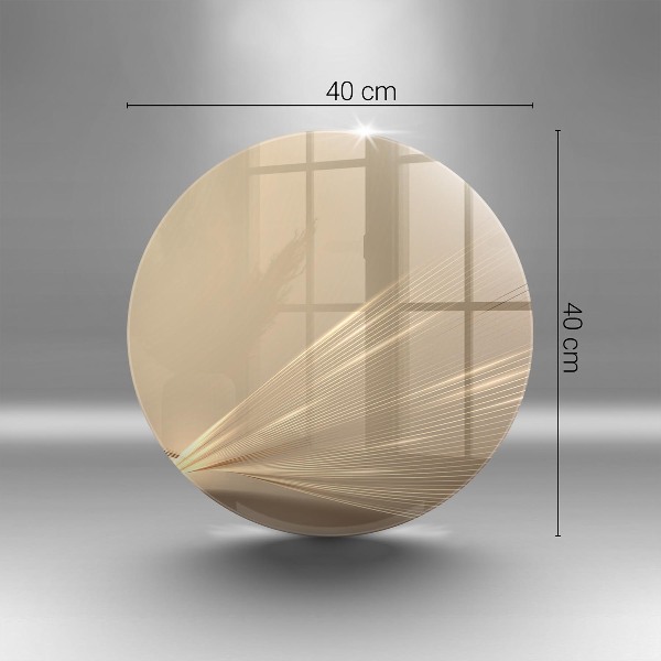 Glasplaat voor grafkaars Moderne abstractie