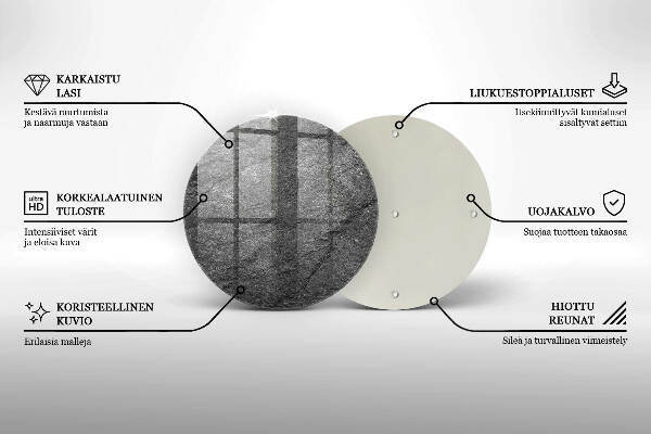 Grafkaars onderzetter Steenstructuur