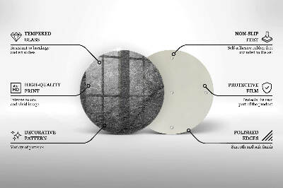 Grafkaars onderzetter Steenstructuur