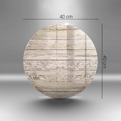 Glasplaat voor grafkaars Houten planken