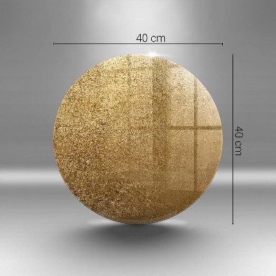 Glasplaat voor grafkaars Gouden textuur achtergrond