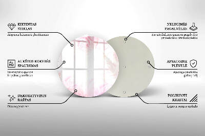 Grafkaars onderzetter Verfijnde rozen op de achtergrond