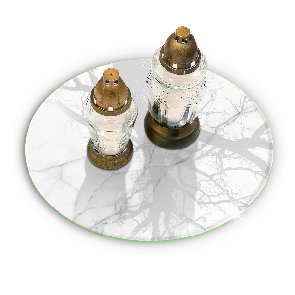 Grafkaars onderzetter Marmeren achtergrond