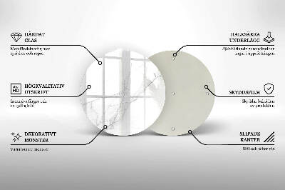Grafkaars onderzetter Marmeren achtergrond