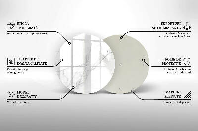 Grafkaars onderzetter Marmeren achtergrond