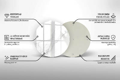 Grafkaars onderzetter Marmeren achtergrond