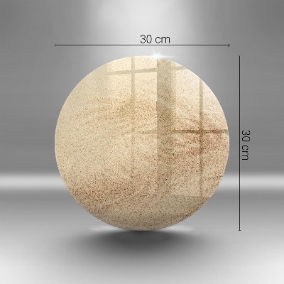 Glasplaat voor grafkaars Zand